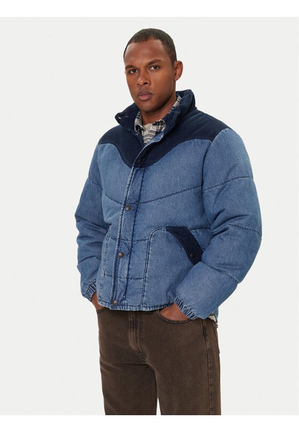 Levi's® Kurtka puchowa Wild West 004EX-0000 Niebieski Regular Fit. Kolor: niebieski. Materiał: bawełna