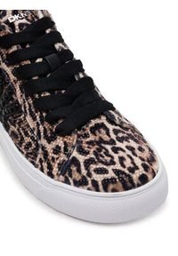 DKNY Sneakersy K1569921 Brązowy. Kolor: brązowy. Materiał: skóra #4