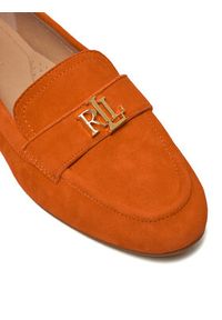Lauren Ralph Lauren - LAUREN RALPH LAUREN Lordsy Averi III 802946809009 Pomarańczowy. Kolor: pomarańczowy. Materiał: zamsz, skóra #5