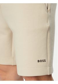 BOSS Szorty sportowe JT_Globe 50558970 Beżowy jasny Regular Fit. Kolor: beżowy. Materiał: bawełna. Styl: sportowy #5