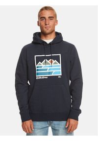 Quiksilver Bluza Landscape Lines Otlr EQYFT04832 Granatowy Regular Fit. Kolor: niebieski. Materiał: bawełna