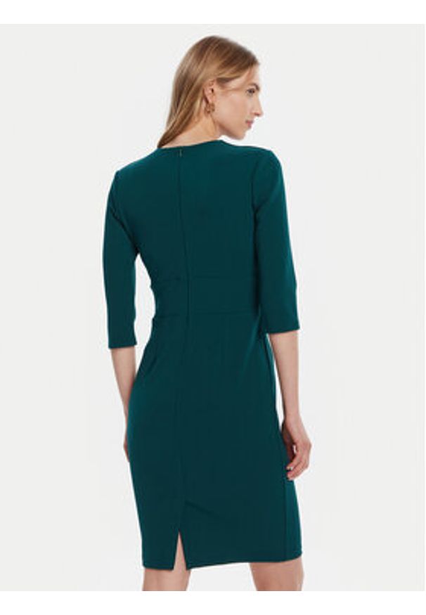 Rinascimento Sukienka koktajlowa CFC0126151003 Zielony Slim Fit. Kolor: zielony. Materiał: syntetyk. Styl: wizytowy