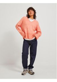 JJXX Sweter Lica 12246506 Pomarańczowy Regular Fit. Kolor: pomarańczowy. Materiał: syntetyk #8