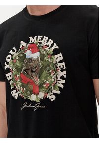 Jack & Jones - Jack&Jones T-Shirt Christmas 12221440 Czarny Regular Fit. Kolor: czarny. Materiał: bawełna #3