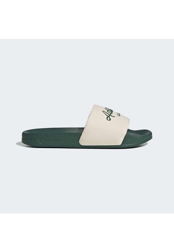 Adidas - adilette Shower Slides. Kolor: zielony, biały, wielokolorowy. Styl: sportowy