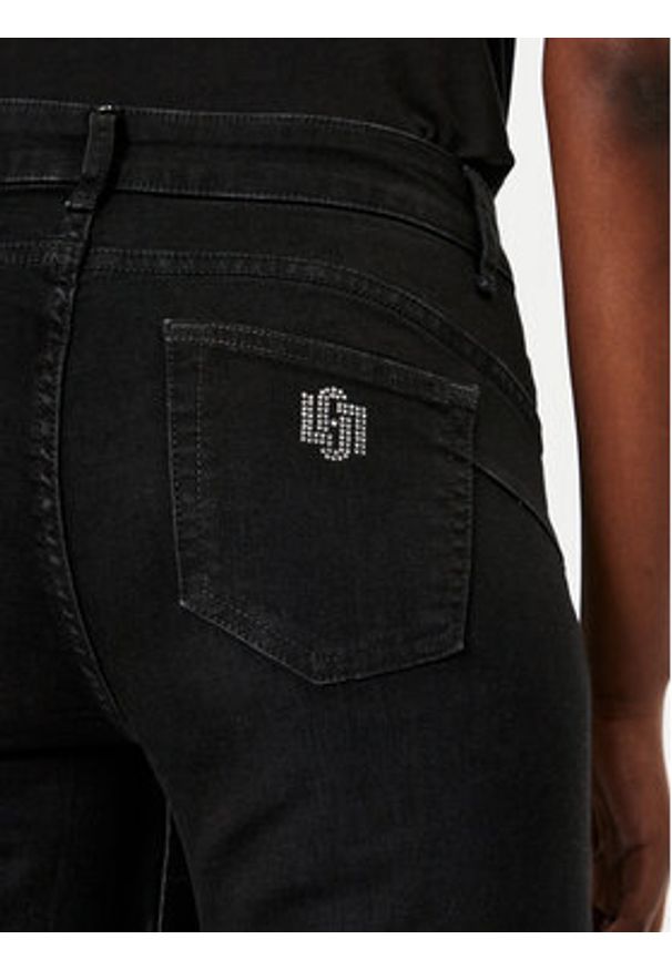 Liu Jo Jeansy UF4054 D4614 Czarny Slim Fit. Kolor: czarny