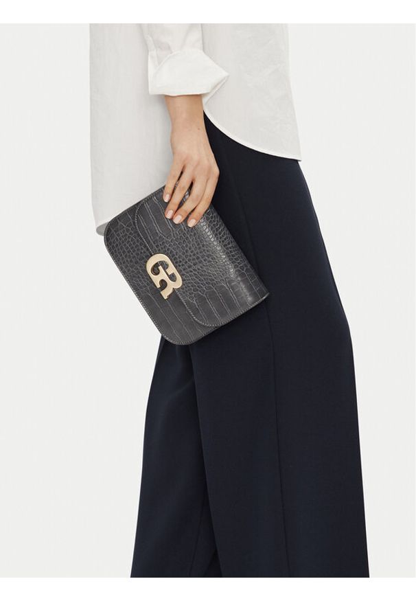Gino Rossi Torebka CEO-LINA-KQ44-CROCCO Szary. Kolor: szary