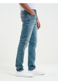 Big-Star - Jeansy męskie z przetarciami niebieskie Martin 342. Kolor: niebieski. Długość: do kostek. Sezon: lato. Styl: retro, vintage, klasyczny, wakacyjny #2