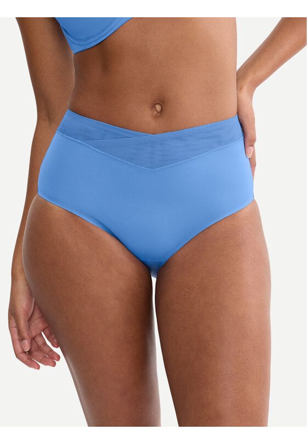 Triumph Figi klasyczne z wysokim stanem True Shape Sensation 10218231 Niebieski. Stan: podwyższony. Kolor: niebieski. Materiał: syntetyk