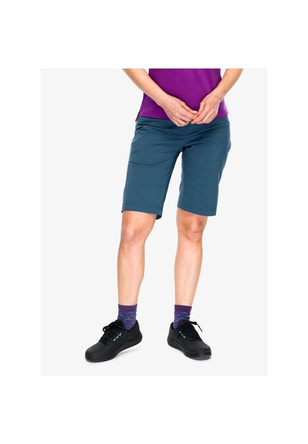 MONS ROYALE - Spodenki rowerowe damskie Mons Royale Diversion Merino Trail Shorts. Kolor: niebieski. Sport: kolarstwo