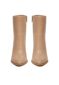 Nine West Botki CEO-JASMIN-01 Beżowy. Kolor: beżowy. Materiał: materiał #6