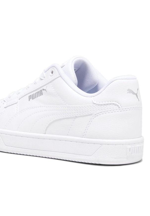 Puma - Młodzieżowe sneakersy PUMA Caven 2.0 PUMA White Silver Black Metallic. Kolor: szary, biały, wielokolorowy. Materiał: guma, syntetyk, tkanina, materiał. Sezon: lato. Sport: turystyka piesza