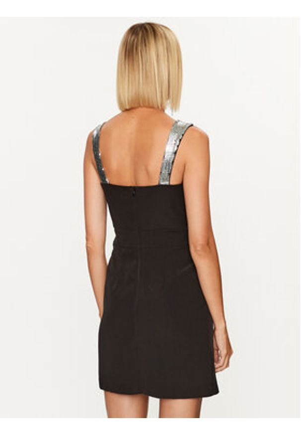 Rinascimento Sukienka koktajlowa CFC0115242003 Czarny Slim Fit. Kolor: czarny. Materiał: syntetyk. Styl: wizytowy