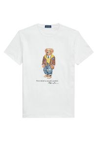Polo Ralph Lauren T-Shirt 710P07346001 Biały Regular Fit. Typ kołnierza: polo. Kolor: biały. Materiał: bawełna #4