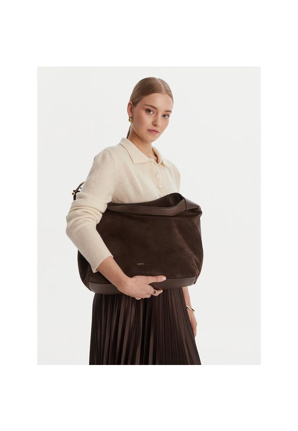 Torebka Furla. Kolor: brązowy