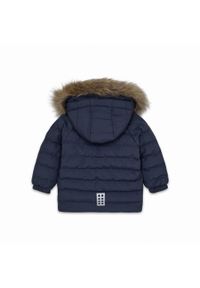 LEGO Wear - Kurtka zimowa dziecięca LEGO. Kolor: niebieski. Sezon: zima