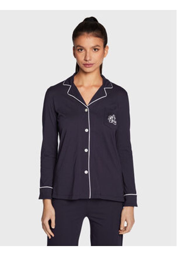 Lauren Ralph Lauren Piżama I819950 Granatowy. Kolor: niebieski. Materiał: bawełna
