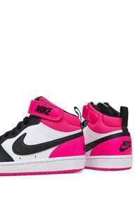 Nike Sneakersy Court Borough Mid 2 Bg HV0933 100 Różowy. Kolor: różowy. Materiał: skóra. Model: Nike Court #5