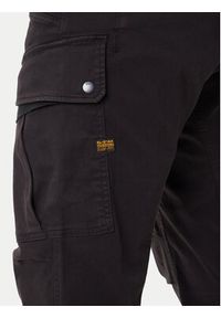 G-Star RAW - G-Star Raw Spodnie materiałowe 3D D26950-C106 Czarny Straight Fit. Kolor: czarny. Materiał: bawełna #5