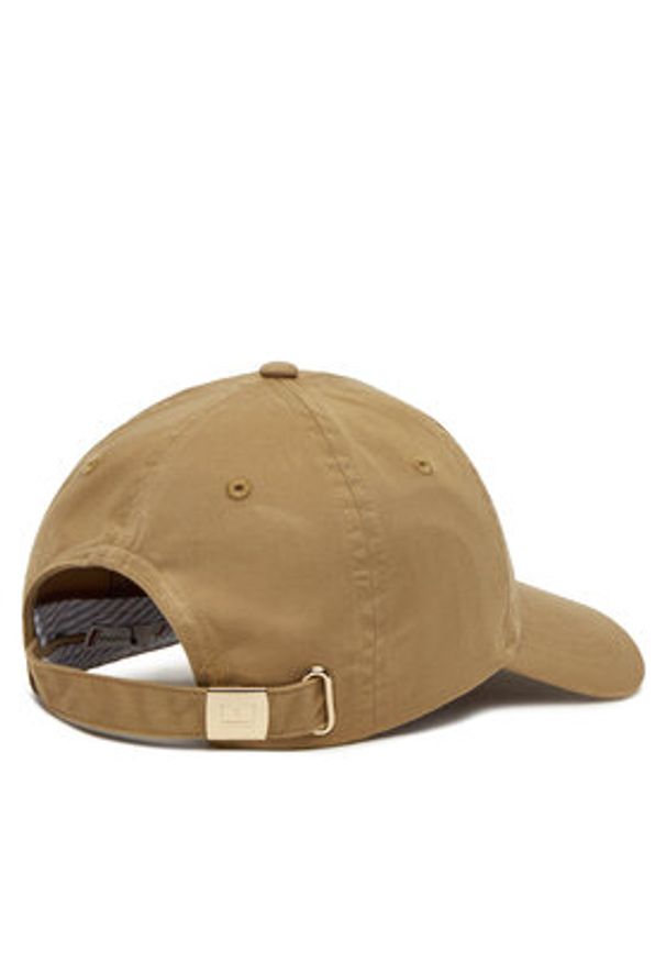 TOMMY HILFIGER - Tommy Hilfiger Czapka z daszkiem Essential Flag Soft Cap AW0AW17632 Beżowy. Kolor: beżowy. Materiał: bawełna, materiał