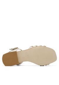 Badura Sandały E22-21451IBT Złoty. Kolor: złoty. Materiał: skóra #7
