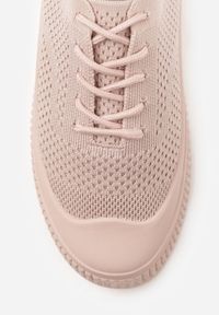 Born2be - Ciemnobeżowe Trampki Mussia. Okazja: na co dzień. Nosek buta: okrągły. Zapięcie: sznurówki. Kolor: beżowy. Materiał: jeans, materiał, guma. Wzór: jednolity. Styl: casual #5