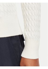 TOMMY HILFIGER - Tommy Hilfiger Sweter WW0WW44987 Kremowy Regular Fit. Kolor: kremowy. Materiał: bawełna #3
