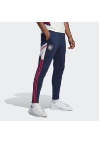 Spodnie do piłki nożnej męskie Adidas Arsenal Condivo 22 Training Pants. Kolor: biały, wielokolorowy, niebieski. Materiał: dresówka, materiał