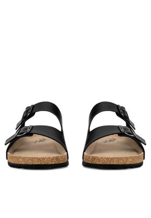 Rieker Klapki 22190-01 Czarny. Kolor: czarny