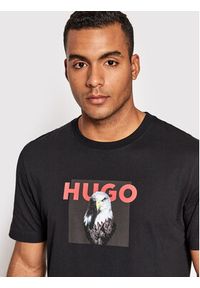 Hugo T-Shirt Dhynx 50473165 Czarny Regular Fit. Kolor: czarny. Materiał: bawełna #3