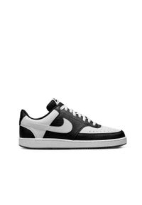 Buty do chodzenia męskie Nike Court Vision Low. Zapięcie: sznurówki. Kolor: biały, wielokolorowy, czarny. Materiał: materiał, skóra, syntetyk. Szerokość cholewki: normalna. Model: Nike Court. Sport: turystyka piesza