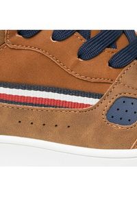 TOMMY HILFIGER - Tommy Hilfiger Sneakersy T3X9-33113-1355582 S Brązowy. Kolor: brązowy