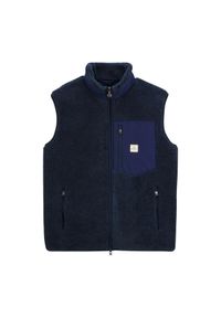 SERGE BLANCO - Polar bez rękawów Serge Blanco Montreal. Kolor: niebieski. Materiał: polar. Długość rękawa: bez rękawów #1