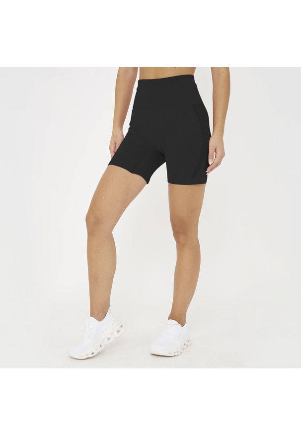 LEGEA - Spodenki treningowe JULES efekt push-up czarne. Stan: podwyższony. Kolor: czarny. Materiał: nylon, elastan. Sport: fitness