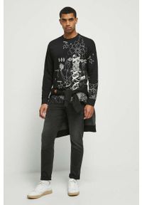 medicine - Medicine longsleeve bawełniany kolor czarny z nadrukiem. Kolor: czarny. Materiał: bawełna. Długość rękawa: długi rękaw. Długość: długie. Wzór: nadruk. Styl: klasyczny #2