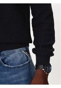 BOSS - Boss Sweter Anion_S 50527584 Granatowy Regular Fit. Kolor: niebieski. Materiał: bawełna #4