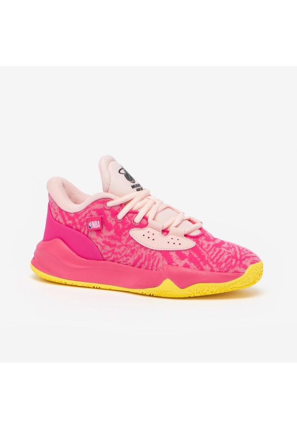 TARMAK - Buty do koszykówki dla dzieci Tarmak NBA Fast 900 Low-1 Miami Heat. Sport: koszykówka