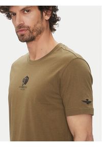 Aeronautica Militare T-Shirt 251TS2424J641 Khaki Regular Fit. Kolor: brązowy. Materiał: bawełna #5