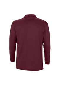 SOL'S - Koszulka Polo Z Długim Rękawem Dla Dorosłych Unisex Winter II. Okazja: na co dzień. Typ kołnierza: polo. Kolor: czerwony, brązowy, wielokolorowy. Długość rękawa: długi rękaw. Długość: długie. Styl: casual