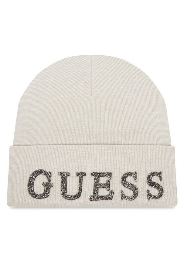 Guess Czapka AW5398 POL01 Écru. Materiał: wiskoza