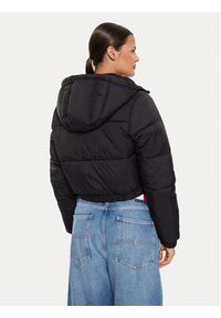 Tommy Jeans Kurtka zimowa DW0DW18313 Czarny Cropped Fit. Kolor: czarny. Materiał: syntetyk. Sezon: zima