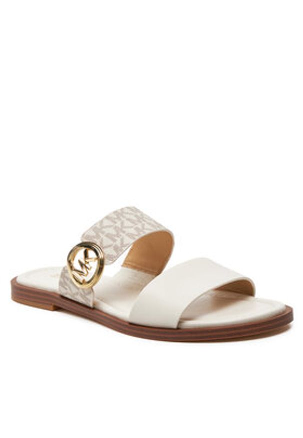 MICHAEL Michael Kors Klapki Vera Sandal 40S4VEFS1B Écru. Kolor: kremowy. Materiał: skóra
