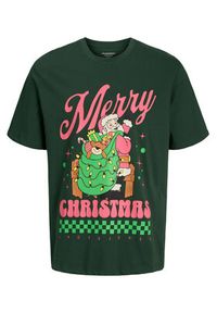 Jack & Jones T-Shirt Holiday Cartoon 12287550 Zielony Relaxed Fit. Kolor: zielony. Materiał: bawełna #7