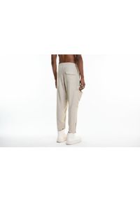 La Haine Inside Us Spodnie | 3M M1247 | Mężczyzna | Beżowy. Okazja: na co dzień. Kolor: beżowy. Materiał: wiskoza, poliamid. Wzór: aplikacja. Styl: casual, elegancki #8