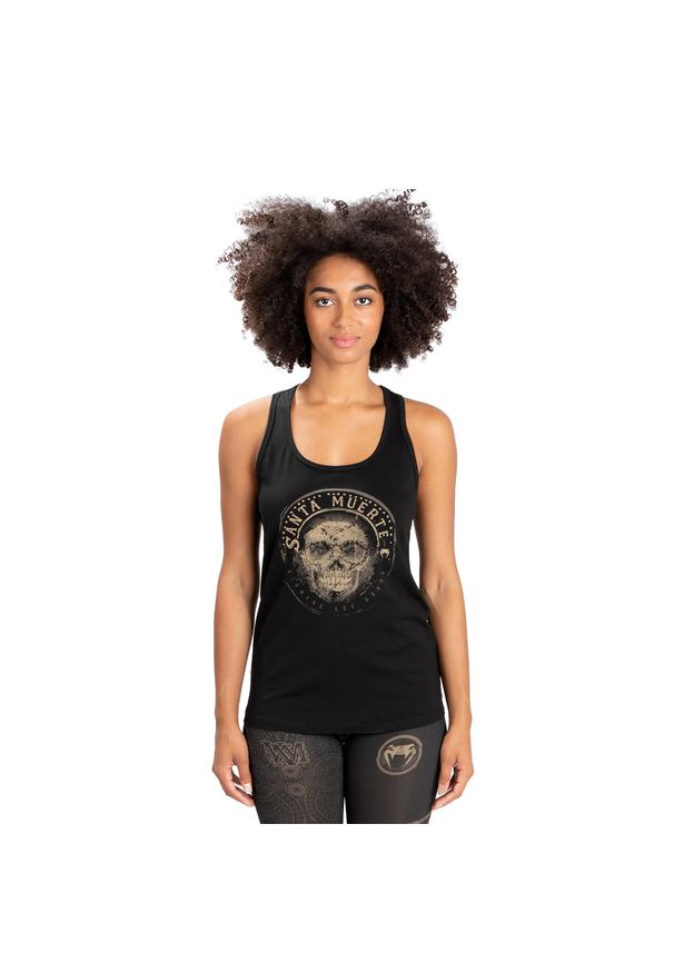 VENUM - Tank top damski Venum Santa Muerte Dark Side. Kolor: czarny