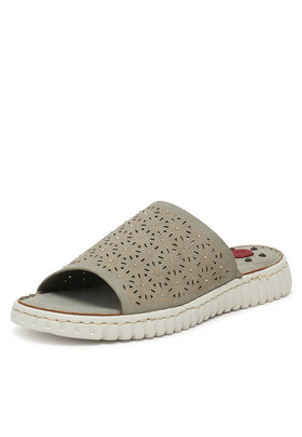 Go Soft Klapki LA3J9143-4 Szary. Kolor: szary. Materiał: materiał, syntetyk