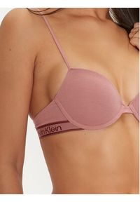 Calvin Klein Underwear Biustonosz z fiszbiną 000QF7948E Różowy. Kolor: różowy. Materiał: bawełna