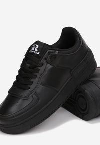 Renee - Czarne Sneakersy Sherith. Zapięcie: sznurówki. Kolor: czarny. Materiał: dresówka. Szerokość cholewki: normalna #4
