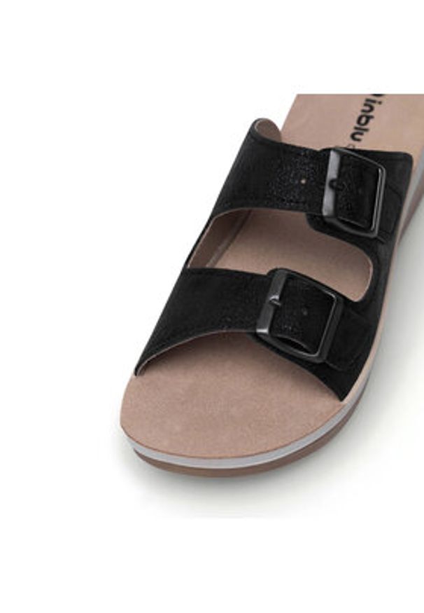 Inblu Klapki FT020400 Czarny. Kolor: czarny. Materiał: syntetyk