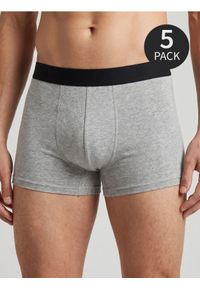 Sinsay - Bawełniane bokserki classic 5 pack - czarny. Kolor: czarny. Materiał: bawełna